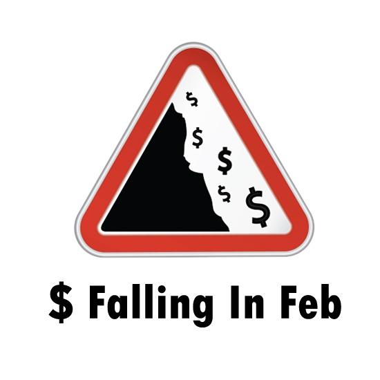 Image for $ Falling in February